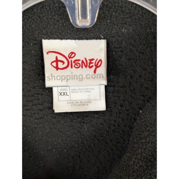 Vintage Y2K Disney Tinkerbell Fleece Jacket Black Women's Size 2XL/XXL - Picture 7 of 11
